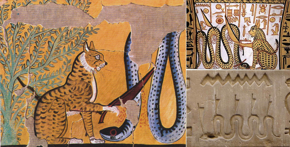 Apep Ancient Egyptian Great Serpent Snake God of Chaos Apophis Underworld Water Metaphor 2